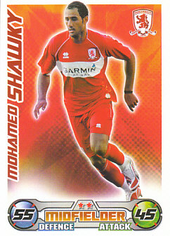 Mohamed Shawky Middlesbrough 2008/09 Topps Match Attax #205